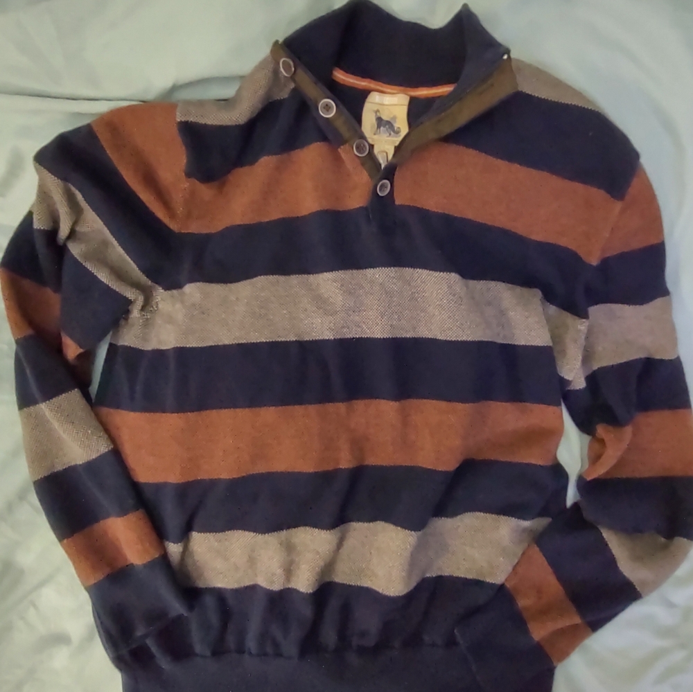Refectory Men's Long Sleeve Sweater; XL